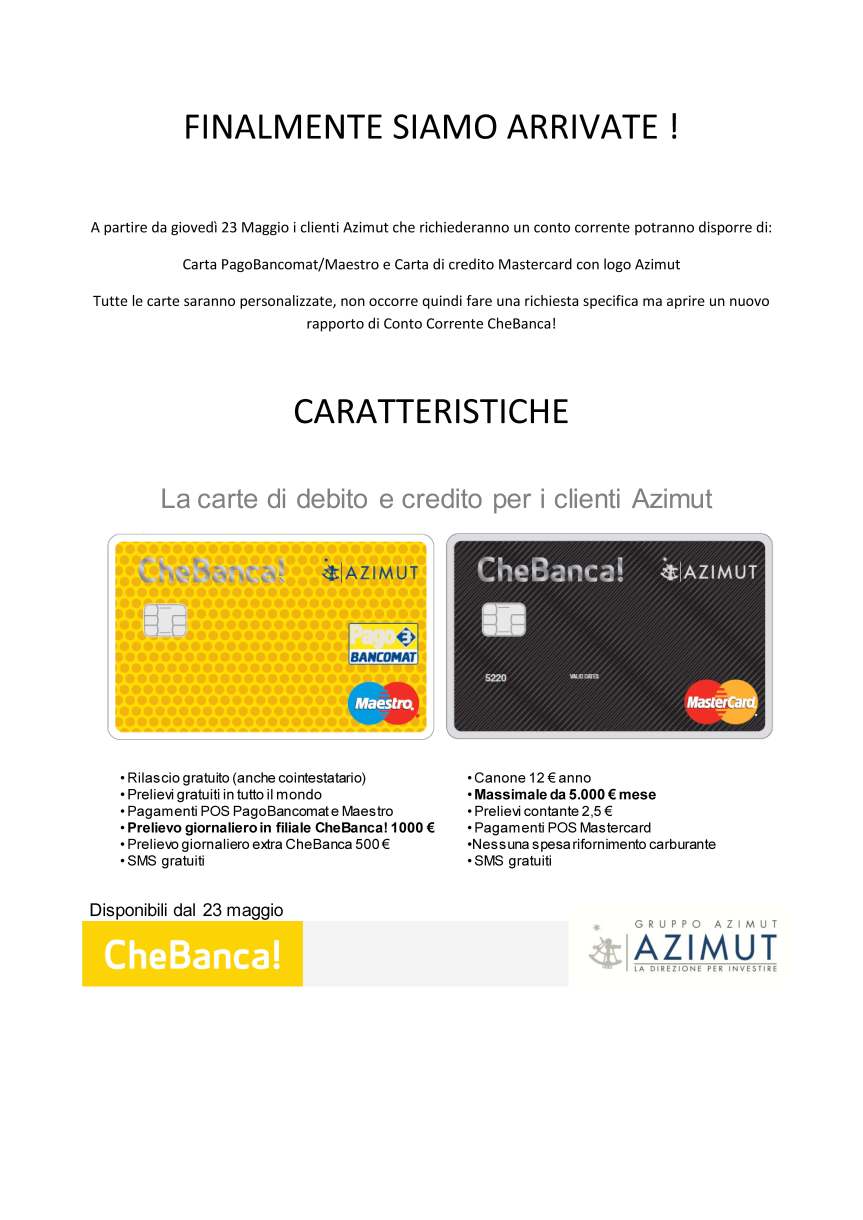 Finalmente siamo arrivate