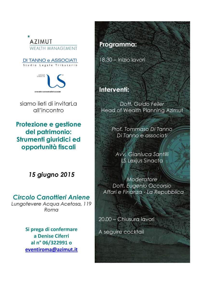 Invito Evento 15 giugno 2015
