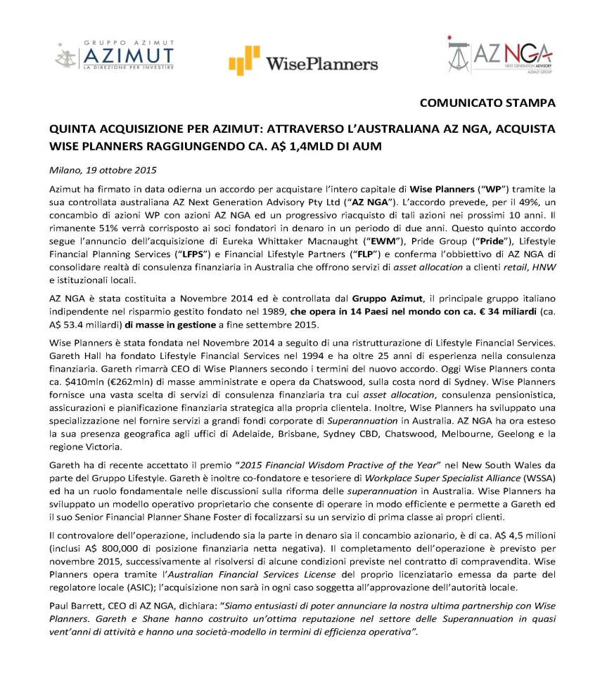 Quinta acquisizione Azimut in Australia_Pagina_1