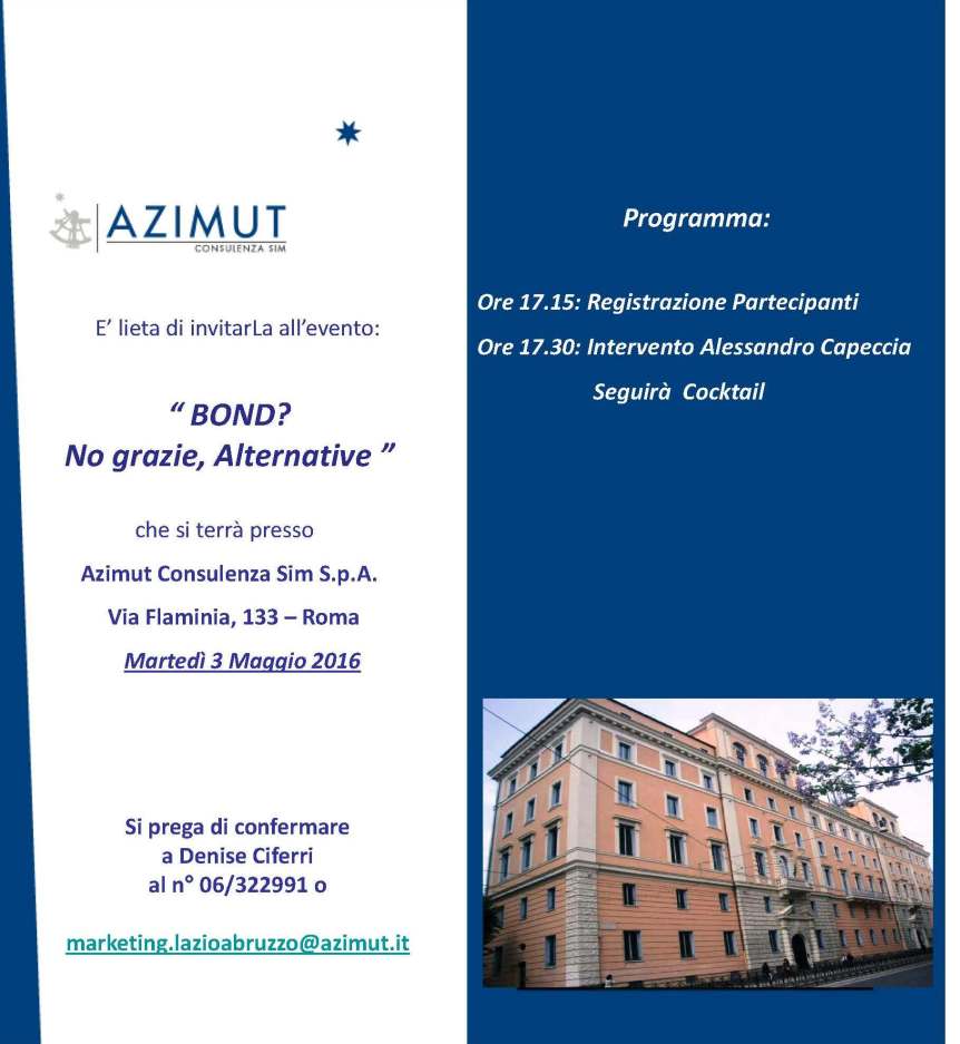 Pagine da Invito 3 maggio 2016 - Roma