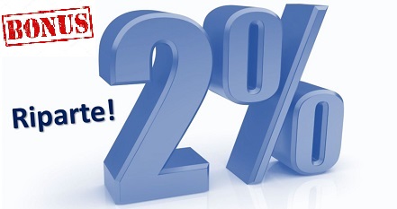 riparte 2% outlook con bonus